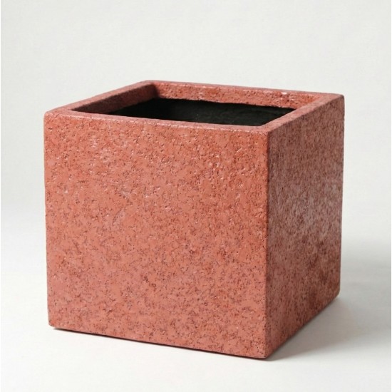 Beton Kare Saksı 30x30x30cm
