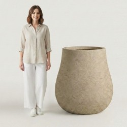 Büyük Beton Saksı 63x90x100cm