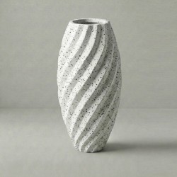 Büyük Beton Saksı 25x37x75cm